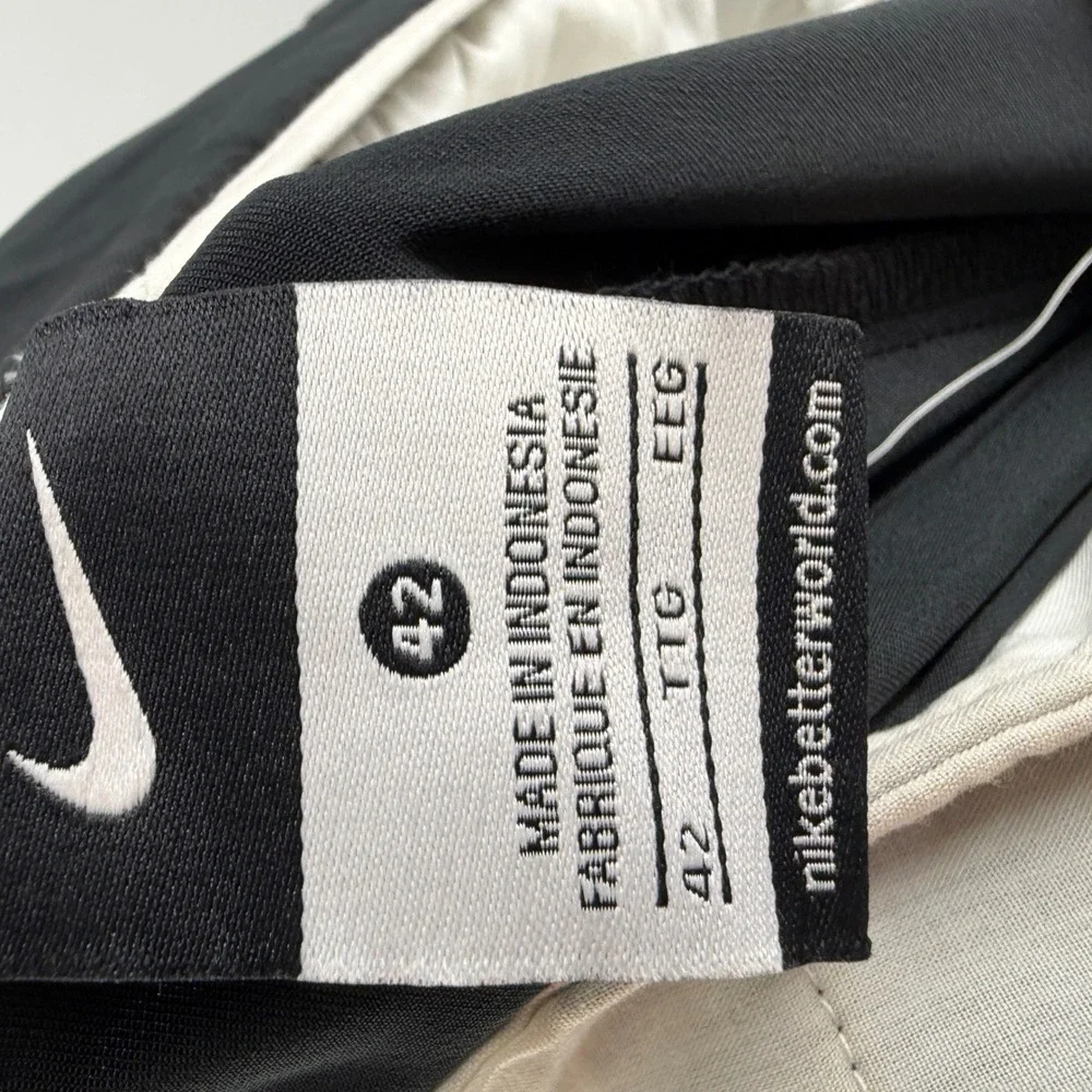 Nike Mens Coach Performance‎ Tan Stone Chino Unhemmed Pants Size 42 Golf Work